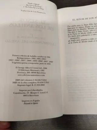 El Señor De Los Anillos: La Comunidad Del Anill...