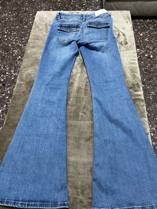 Pantalón Stradivarius Azul Talla 34