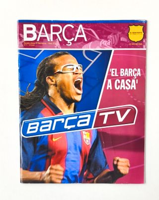 Revista Oficial Barça 03-04 Ronaldinho Rookie