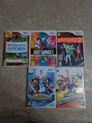 Giochi Nintendo Wii: Sports, Just Dance 2, 3, Mari