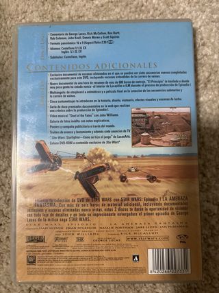 Star Wars I: La Amenaza Fantasma DVD