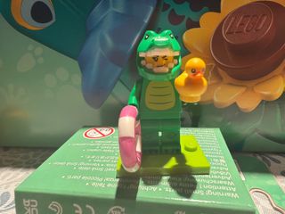 Minifigura LEGO Serie 28: Disfraz de cocodrilo