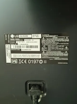 LG 43 Smart TV