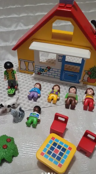 Casita Playmobil con Accesorios
