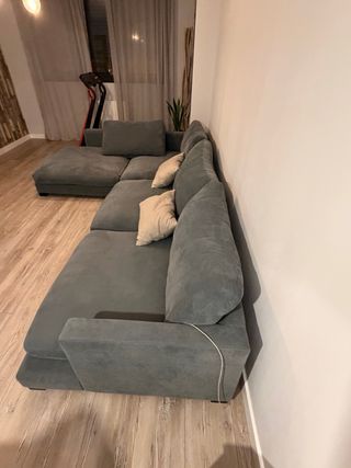 Sofá chaiselongue 5 plazas modelo Luxor 3,25m