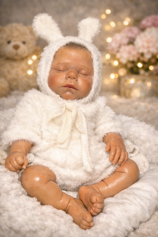 Bebé reborn artesanal pintado a mano