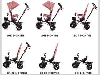 Triciclo multifuncional rosa