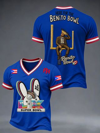 Camiseta Bad Bunny Benito Bowl Talla Única
