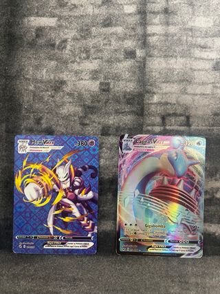 Cartas Pokémon Mew VMAX y Lapras VMAX