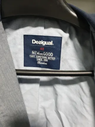 Americana Desigual Gris Talla 48  S