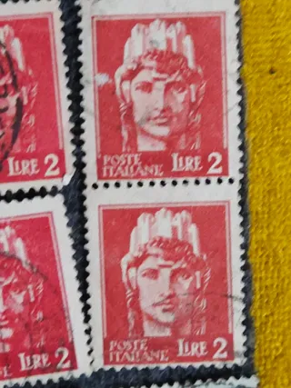 Lote de 492 sellos Italia