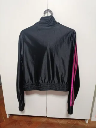 Chaqueta Adidas Negra y Rosa