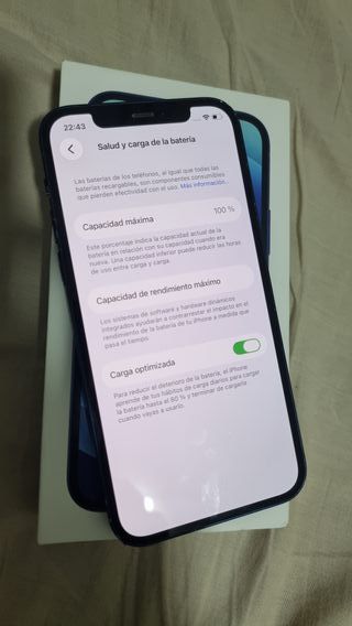 iPhone 12 100% Bateria