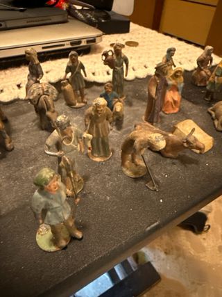 Figuras Belén Plomo Antiguas