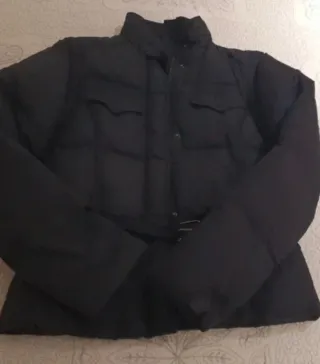 Plumas Massimo Dutti Negra Mujer