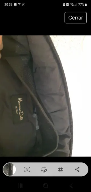 Plumas Massimo Dutti Negra Mujer