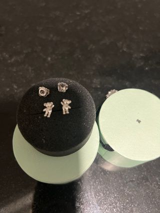 Pendientes Oso Tous Plata Pequeños