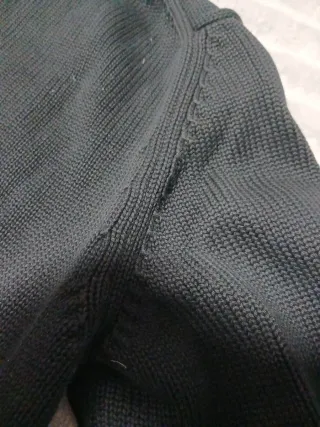 Jersey Zara Hombre Negro Dorado Talla L Nuevo