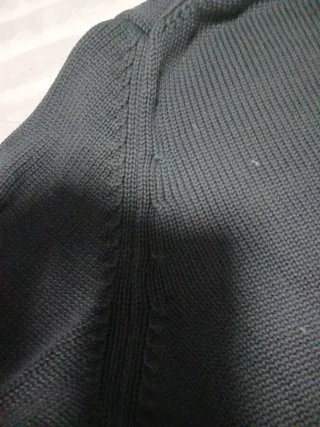 Jersey Zara Hombre Negro Dorado Talla L Nuevo