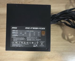 Fuente Alimentación MSI MAG A750BN 750W 80+ Bronze