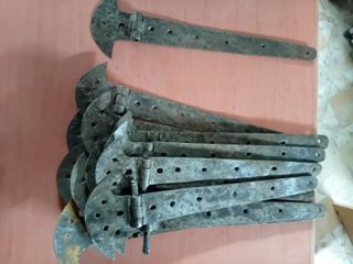 14 Bisagras Hierro Antiguas