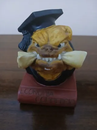 Fermacarte Bulldog Laureato Economia