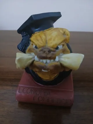 Fermacarte Bulldog Laureato Economia