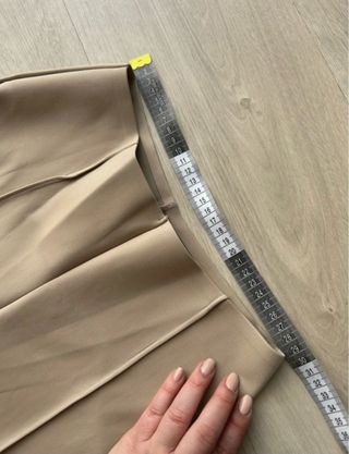 Pantalón ancho Oysho beige Talla S