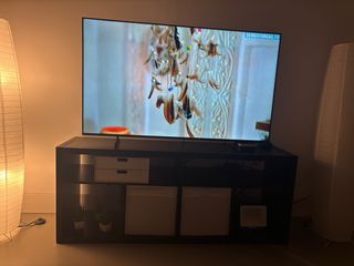 Estantería TV Madera Negra/Marrón