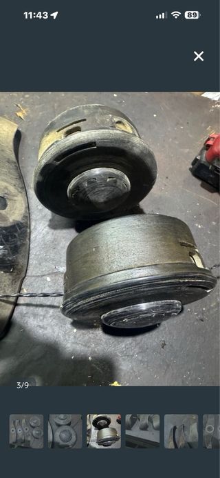 Lote 3 cuchillas y 2 cabezales Stihl