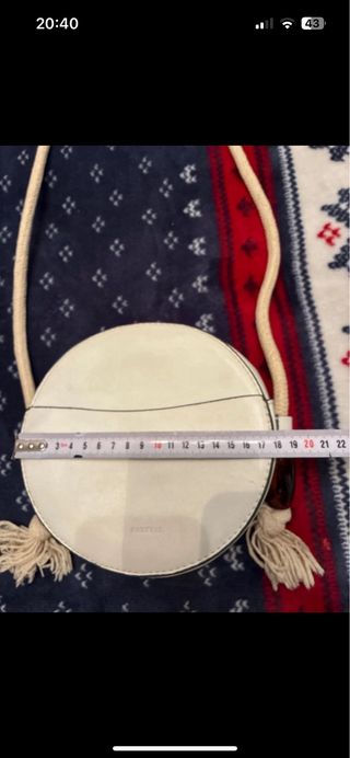 Bolso Hombro Parfois Ovalado Beige