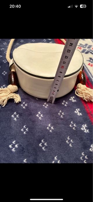 Bolso Hombro Parfois Ovalado Beige