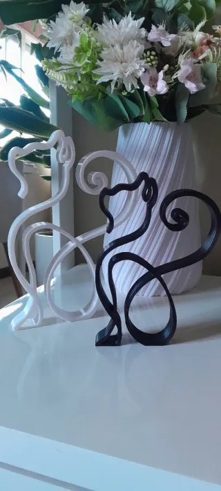 Gatos Minimalistas Decorativos