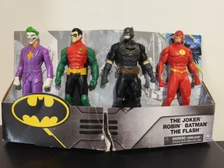 Set 4 Figure Joker Robin Batman Flash