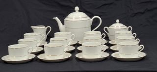 Servizio Tè Richard Ginori Porcellana Oro