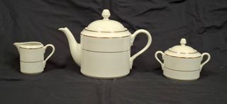 Servizio Tè Richard Ginori Porcellana Oro