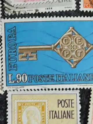 Lote de 509 sellos Italia usted sencargara del emp