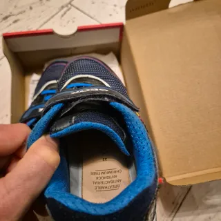 Scarpe Geox Lego Bambino Blu e Nere