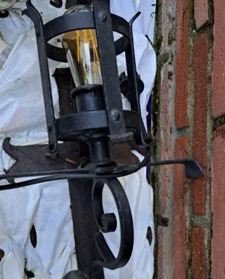 Lámparas de pared rústicas 3un