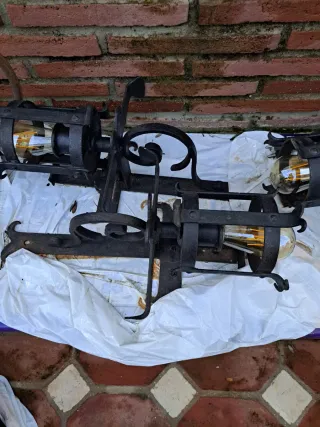 Lámparas de pared rústicas 3un