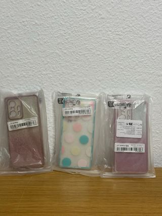 Lote Fundas iPhone 16 Plus NUEVAS + Xiaomi/Samsung