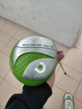 Driver de golf infantil verde 190gr 14 grados