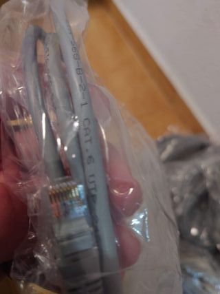 Lote 95 Cables Ethernet RJ-45Nuevos: cat.6+cat 5e