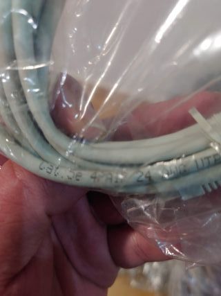 Lote 95 Cables Ethernet RJ-45Nuevos: cat.6+cat 5e