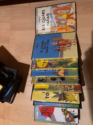Colección DVD Tintín en Catalán