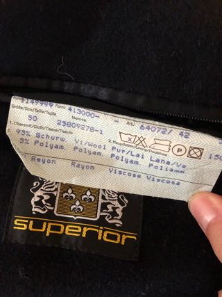 Cappotto Loden Uomo Nero, taglia 50