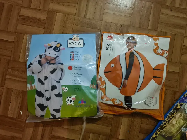 Disfraz Vaca y pez Niñ@ Talla 3-4 Años