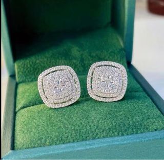 Pendientes "Luxury Double Halo"