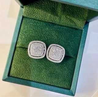 Pendientes "Luxury Double Halo"