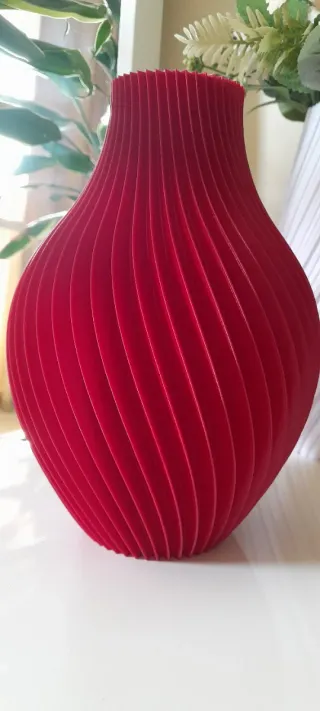 Vaso Decorativo Vermelho 20cm